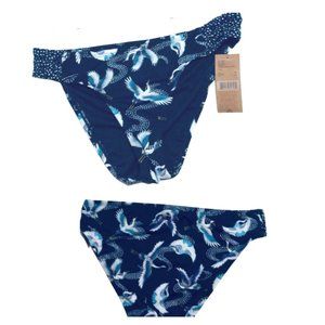 Bikini Birds Cremieux Halter Set Cranes Bottom Size Small